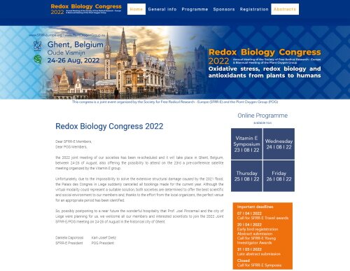 Redox Biology Congress 2022