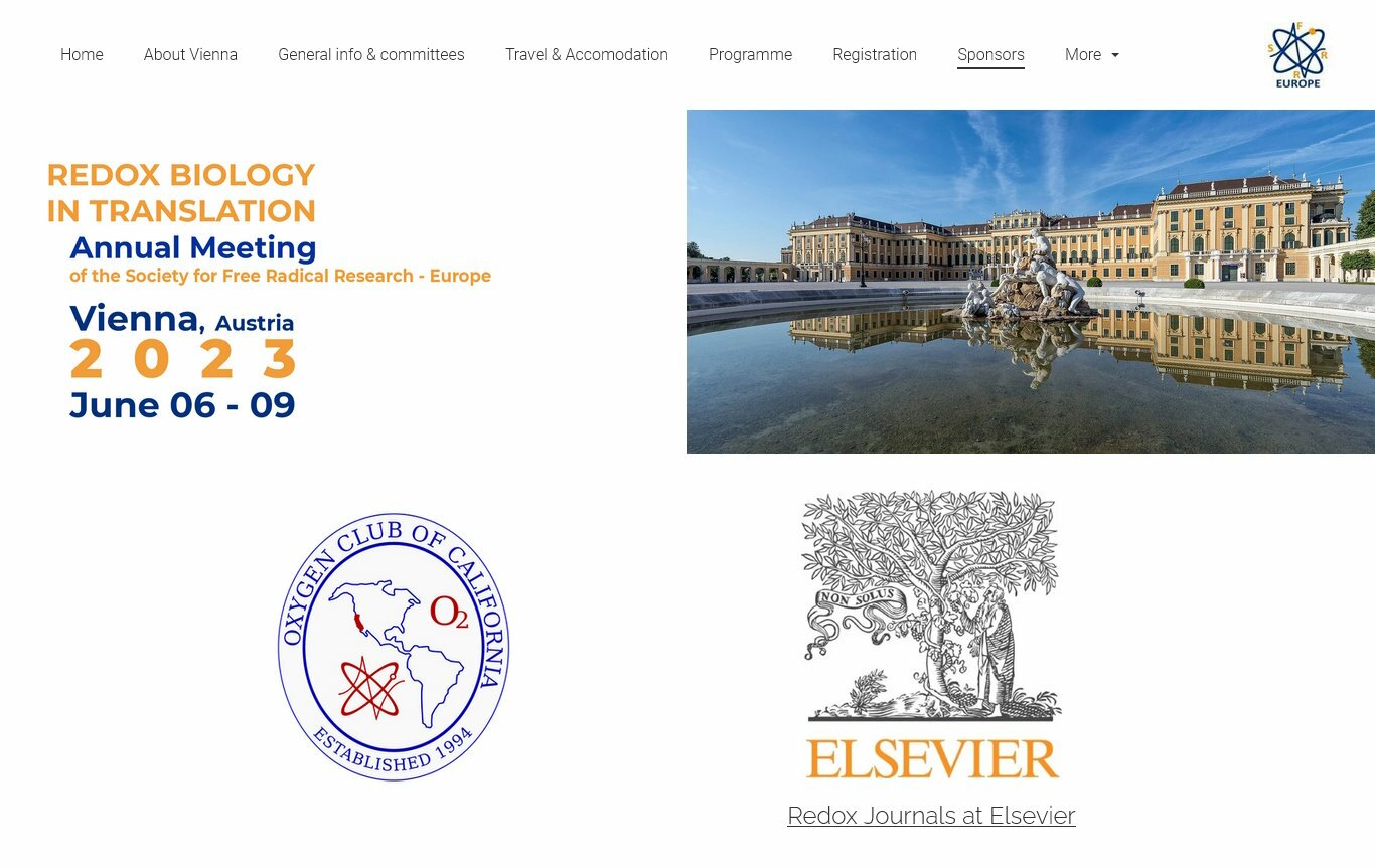 2023 Annual Meeting of the Society for Free Radical Research - Europe